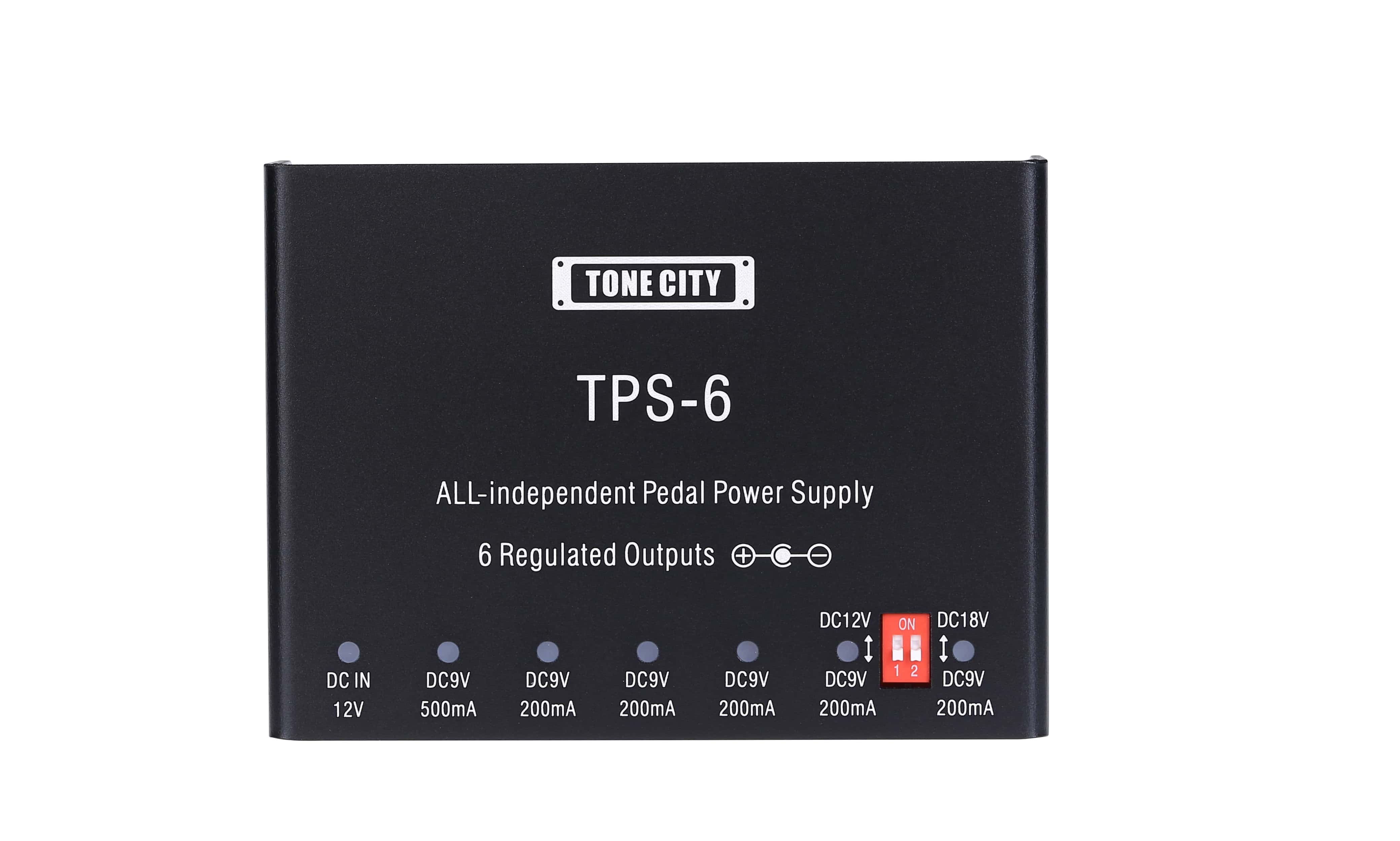 TPS-6  All Isolated Five Outputs Multi-output Pedal Power Supply